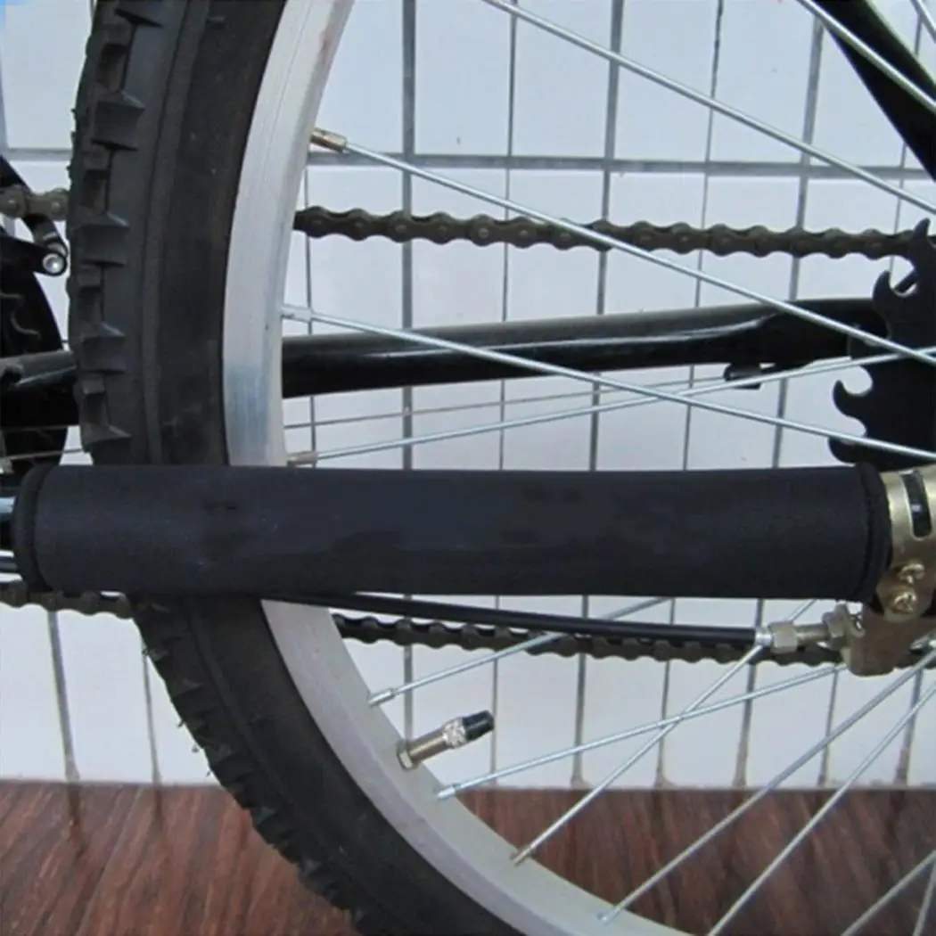 Цепь устойчивый к царапинам складной мягкий и наклейки для велосипеда крышка Черный Горный прочный защитный кожух