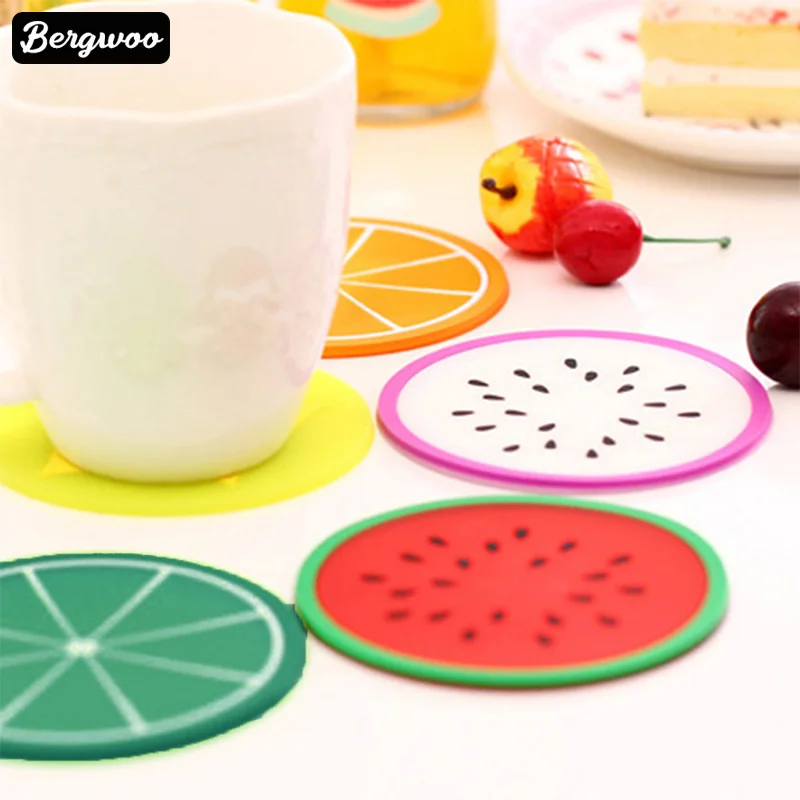 

Cafe Home Silicone Fruit Cup Mat Pad Anti Scald for Table