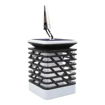 

Waterproof LED Solar Lamp Flameless Garden Yard Flame Lamp Candle Hanging Lantern Flickering Camping Light Outdoor Lighting