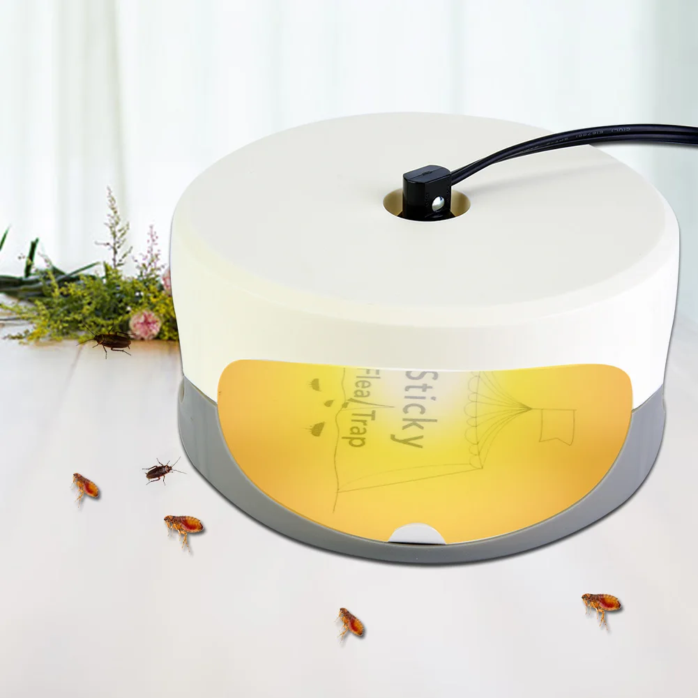 

Hot Sale Electric Sticky Flea Killer Trap Lamp Non-toxic Pest Trap Household cockroach Fly Catcher