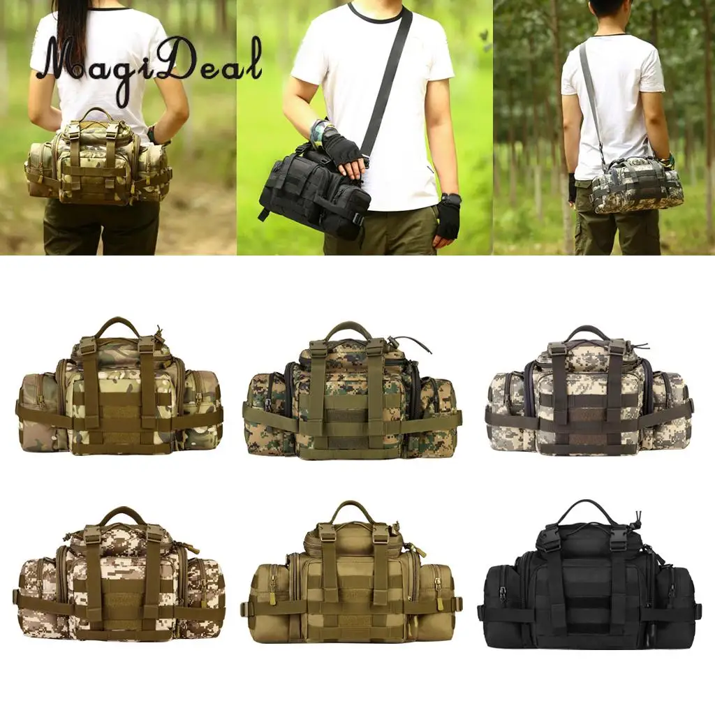 

Jfory Outdoor Travel Waist Bag MOLLE Tactical Assault Gear Sling Pack Range Bag Hiking Fanny Pack Shoulder Backpack Camera Bag