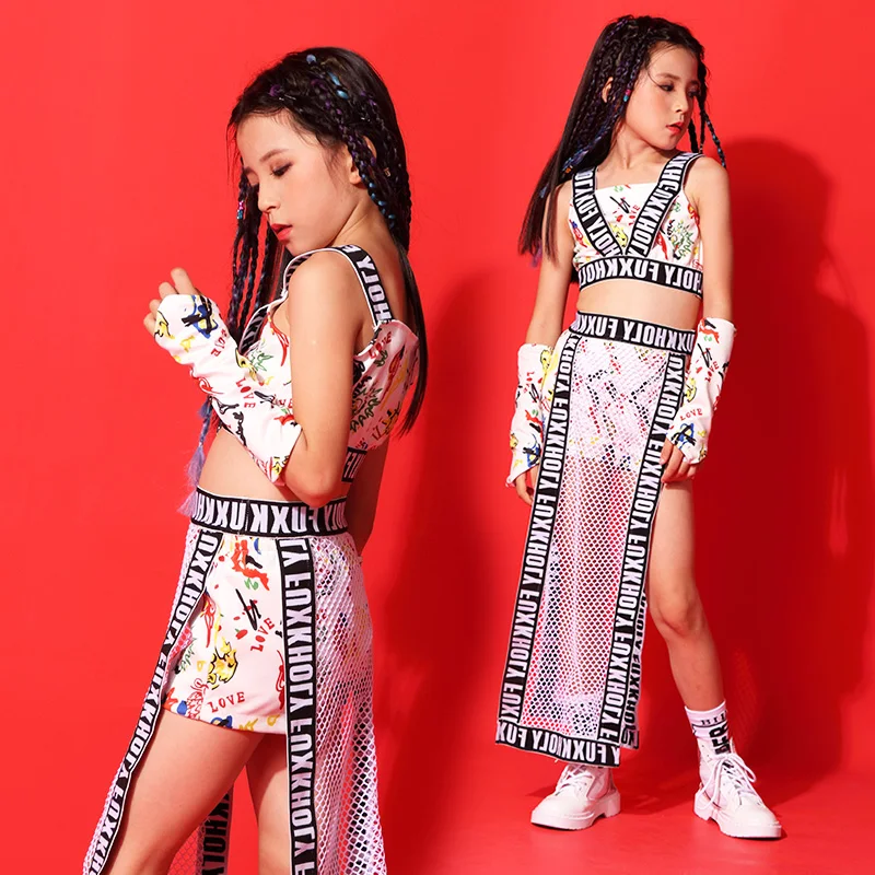 

Kids Ballroom Modern Jazz hip Hop Dancewear Costumes Set Shirt Tops Pants for Girls Boys Party Dancing Clothes Outfits