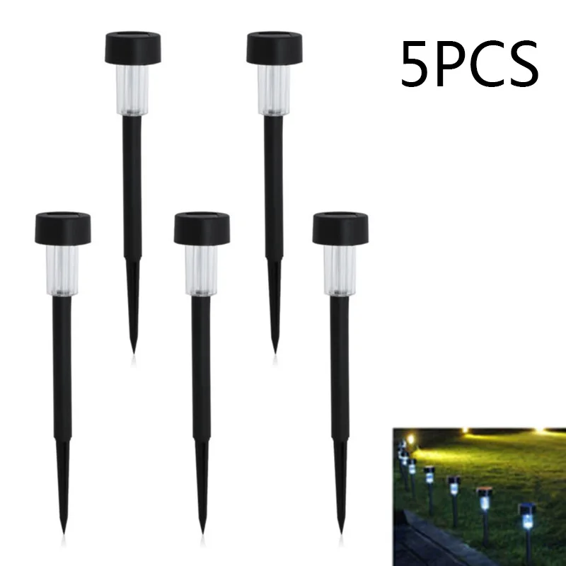 

Landscape Solar Powered LED Lights 10pcs Power Outdoor Path Light Yard Parts