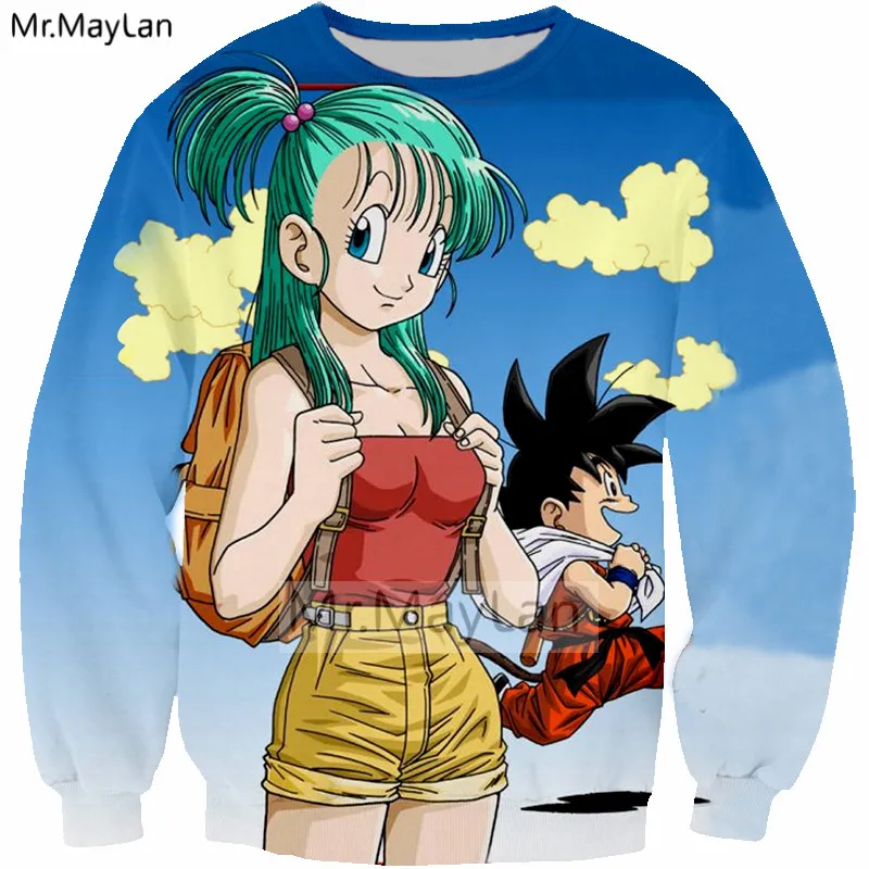 Classic Anime Dragon Ball Z Goku 3D Printed Sweatshirts Men/women Hiphop Streetwear Hoodie Spring 90s Boys Kawaii Coat Clothes