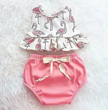 Conjunto de roupas para meninas pudcoco, 2 pçs, roupas para bebês recém-nascidos, de algodão, tops, colete, cuecas, roupas fundo, 0-18 meses