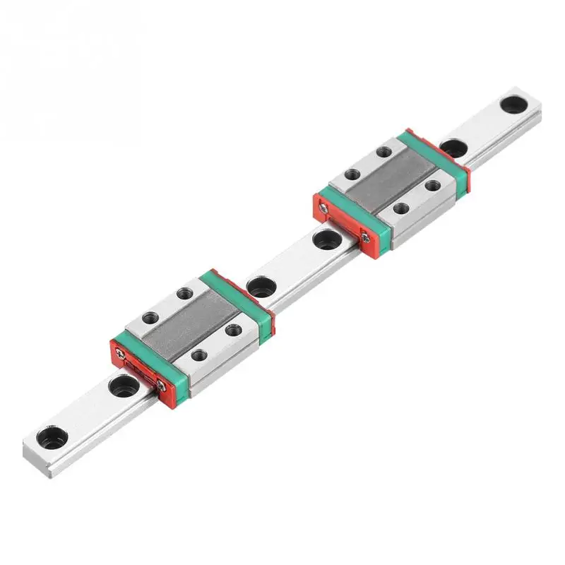 

150mm Length Linear Slide Rail 9mm Width Linear Guide Rail with 2pcs MGN9B Linear Rail Block Carriage MGN9B door protector