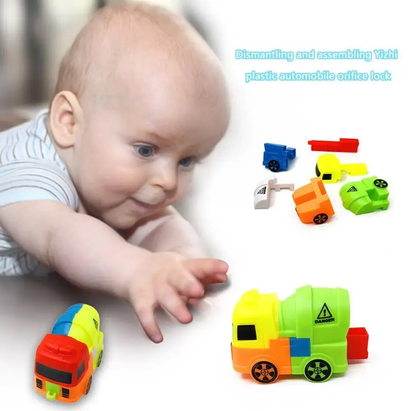 DIY обучающая игрушка блокирующая модель автомобиля Детский комплект для сборки