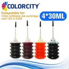 30 мл Заправка чернилами для hp 122 перезаправляемый картридж 122xl для hp 1000 1050 1510 2000 2050 2540 3000 3050 1050A 2050A 3050A