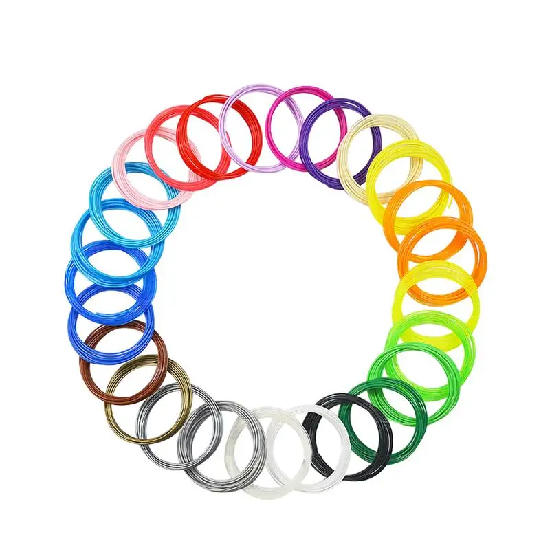 

Material For Children 3d Handle For Drawing With Plastic 3D Printer Pen PLA Eco-friendly High-quality Drawing Tool 20PCS