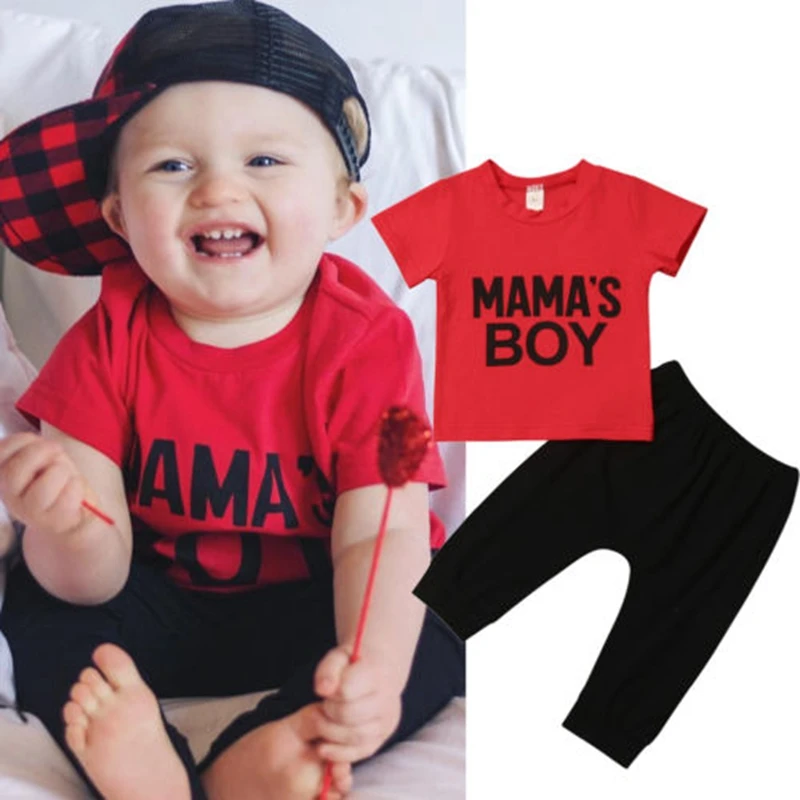 2019 Casual Boy Clothes Set Newborn Toddler Kids Baby Boy T shirt Tops