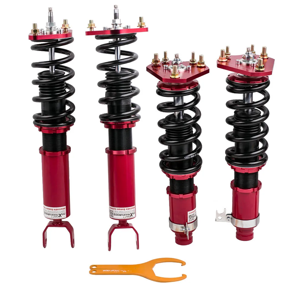 Красные подвески Coilover для Honda Prelude 1992-2001 амортизаторы стойки пружины катушки |