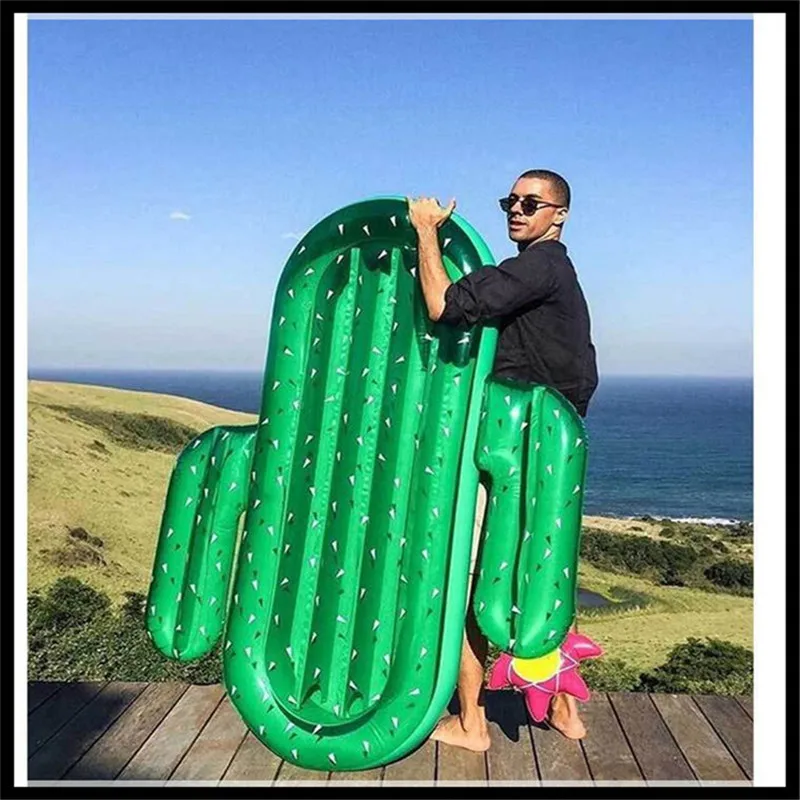 يطفو طوف الصيف نفخ حمام سباحة الصبار الأخضر الهواء المراتب الحياة السباحة متعة المياه في الهواء الطلق الرياضة شاطئ ألعاب أطفال