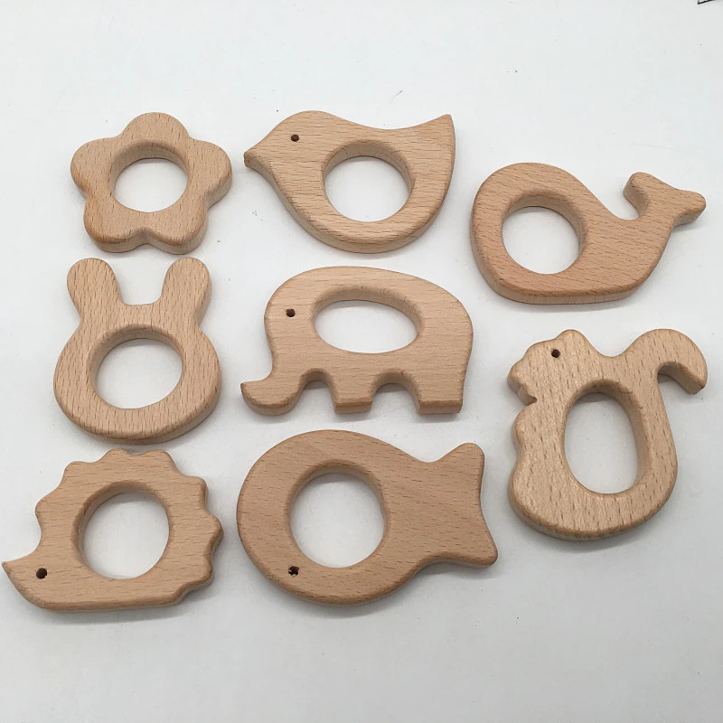 wooden animal shapes