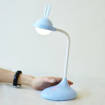 

Durable Cute Rabbit Touch Sensor Adjustable Light Desk Table Reading Book Lamps