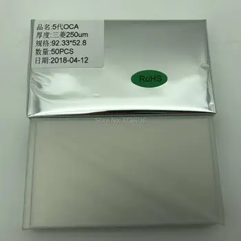 

50pcs/Bag 250um OCA Adhesive for 5 6 7 8 X xs max 11pro max LCD display touch screen glass oca dry glue laminating no bubble