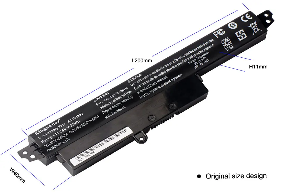 11.25V 33Wh KingSener A31N1302 Battery For ASUS VivoBook X200CA X200MA X200M X200LA F200CA X200CA R200CA 11.6\ 11.25V 33Wh KingSener A31N1302 Battery For ASUS VivoBook X200CA X200MA X200M X200LA F200CA X200CA R200CA 11.6\