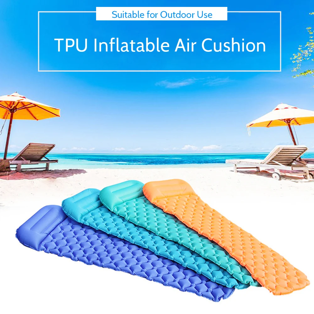 في الهواء الطلق نفخ وسادة النوم سماكة التخييم حصيرة في الهواء الطلق مرتبة هوائية وسادة النوم حقيبة أريكة قابلة للنفخ في الهواء الطلق نفخ وسادة النوم سماكة التخييم حصيرة في الهواء الطلق مرتبة هوائية وسادة النوم حقيبة أريكة قابلة للنفخ