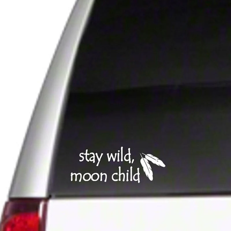 Stay Wild Moon Виниловая наклейка для детской машины винтажный бампер внедорожника