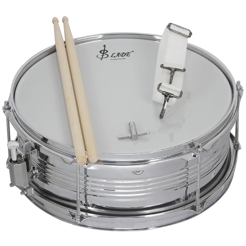 

Learning Educational Toy Musical Instrument Professional Stainless Steel Trendy Snare Drum Performance And Suitable For Amateur