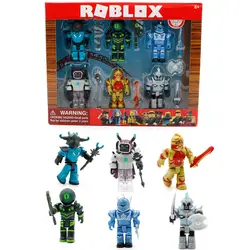 Новое поступление 6 шт./компл./Roblox игрушки в коробке Roblox мультяшная фигурка куклы для ребенка подарок на день рождения 7-8 см
