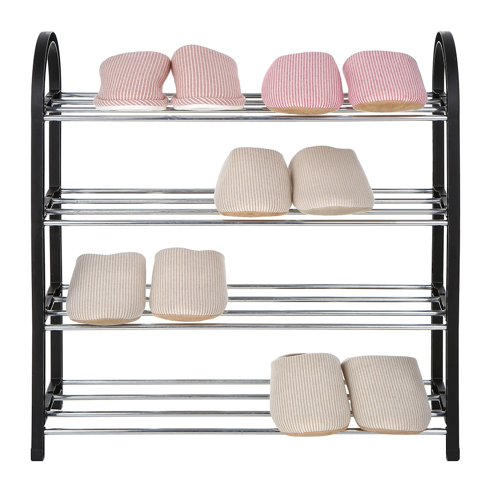 

4-Tier Shoe Rack Shoes Tower Storage Organizer Shelf Cabinet Storage Shoe Rack for Home & Office Easy to Assemble