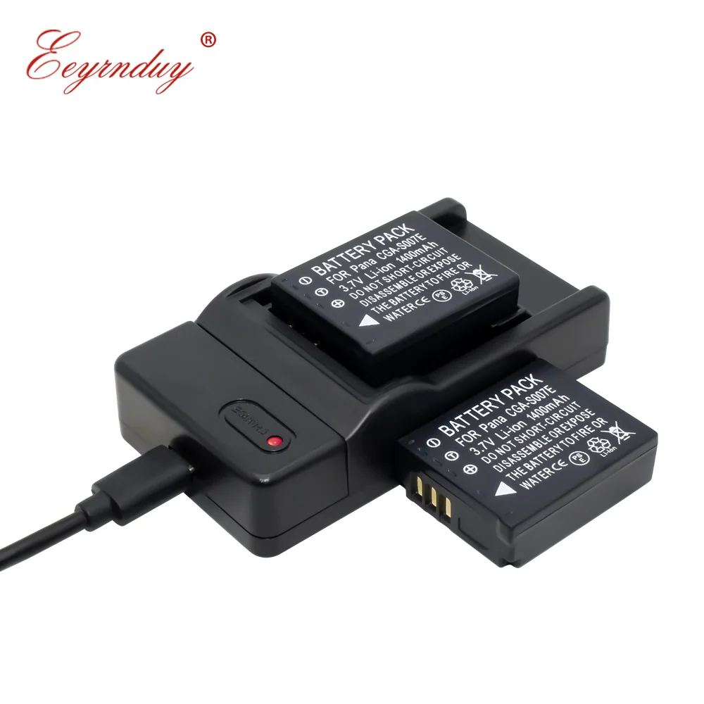 Mains Wall Battery Charger DE-A91 For Panasonic Lumix DMC-FX78 DMC-TS20 Cameras