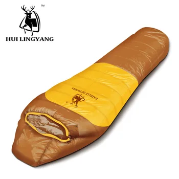 

-10 Degree Winter Ultralight 1.9kg Outdoors Filler White Duck Down Mummy Sleeping Bag Trekking Travel Hiking Lazy Bag Keep Warm