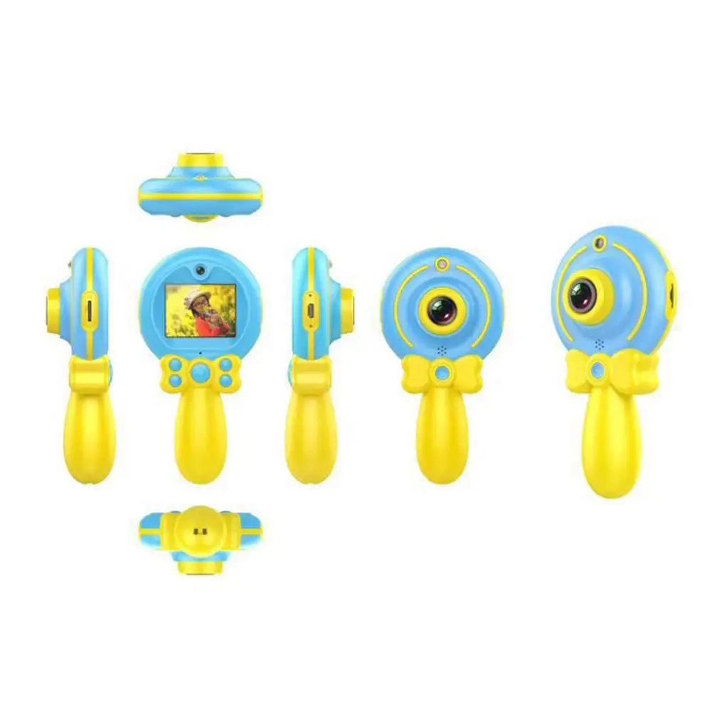 

2 Inch Mini Digital Camera Cartoon Cute Camera Toys Children Birthday Gift 1080P Toddler Toys Kid Camera HD 1920*1080 Dual Camer