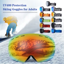 H018 защита от запотевания, Лыжный Спорт UV400 защитные очки OTG очки для скалолазания Лыжный Спорт Велоспорт Для мужчин Для женщин спортивные очки