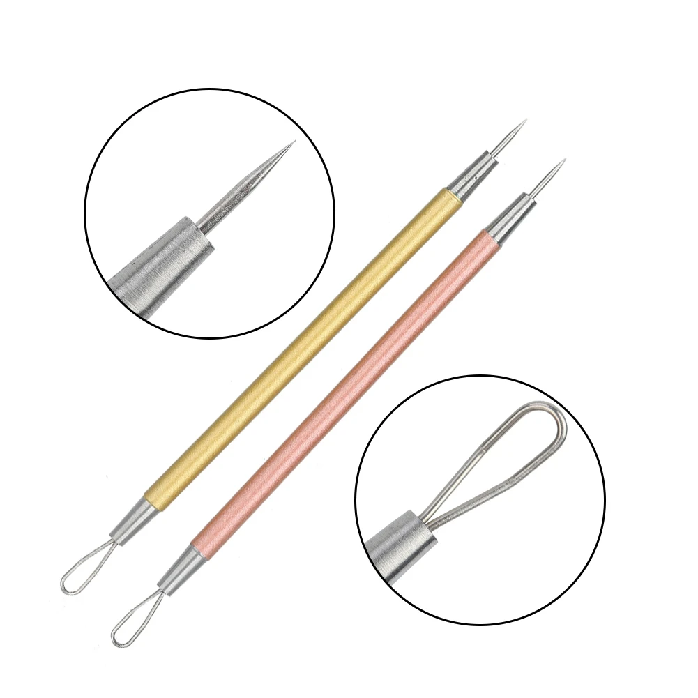 

Stainless Steel Blackhead Removal Tool Spoon For Face Blackhead Extractor Acne Clip Needle Pimple Removal Face Clean Beauty Tool