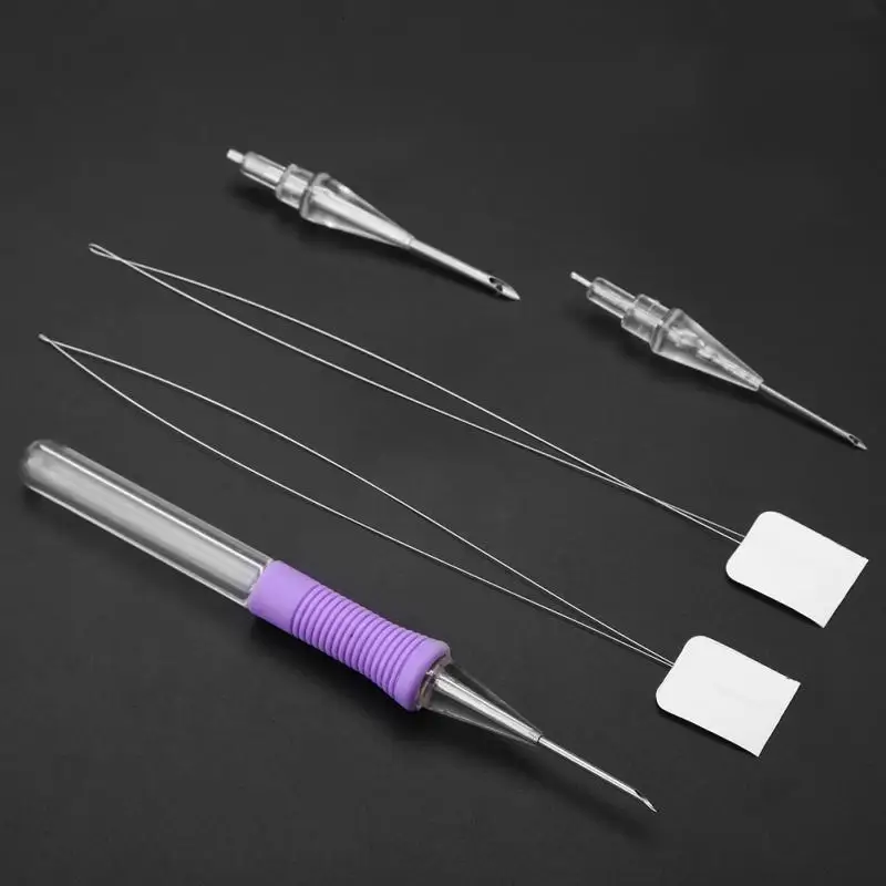 3 стежка иглы русская вышивка Ручка инструмент переключаемый заголовок DIY