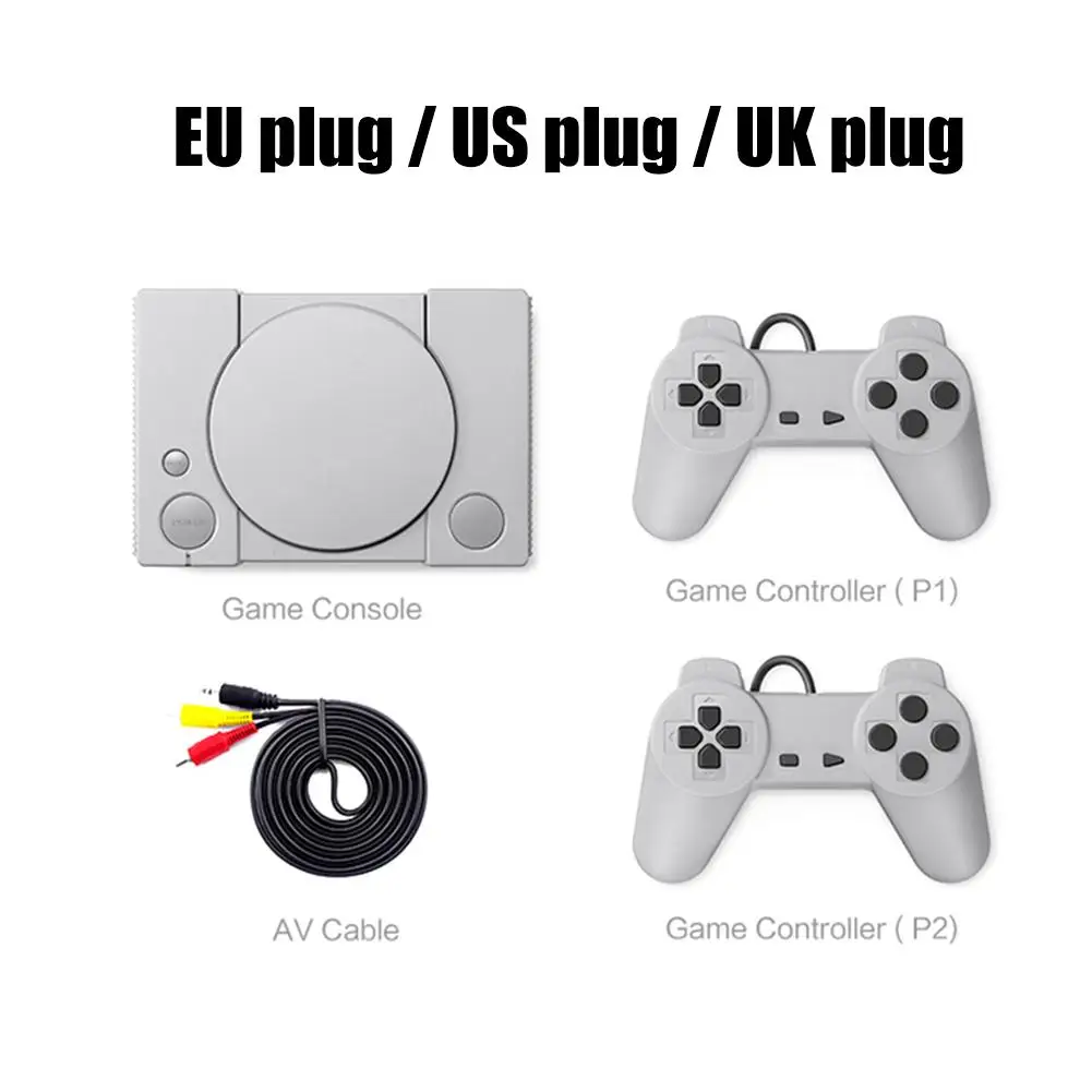 الكلاسيكية لعبة وحدة التحكم 8 بت PS1 البسيطة المنزل 620 عمل لعبة متحمس نظام الترفيه الرجعية مزدوجة معركة لعبة وحدة