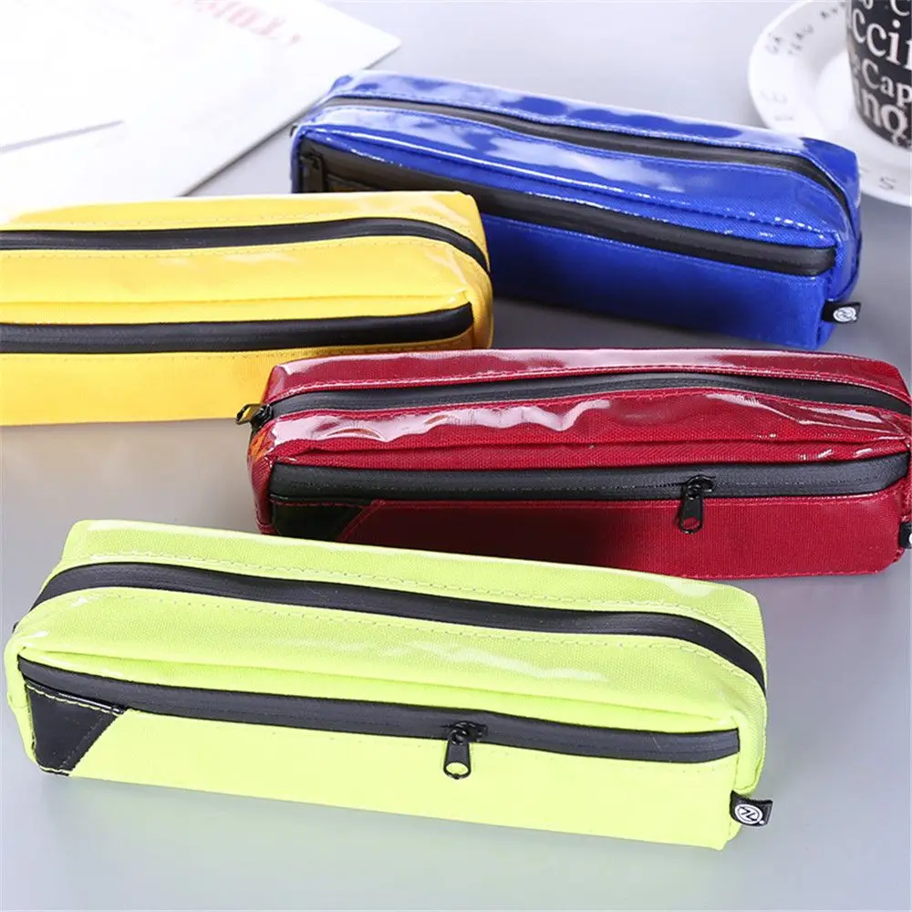

Simple Style Canvas Pen Bag Kawaii Stationery Waterproof Pencil Box Large Capacity Pencil Cases Cosmetic Bags School Stationery