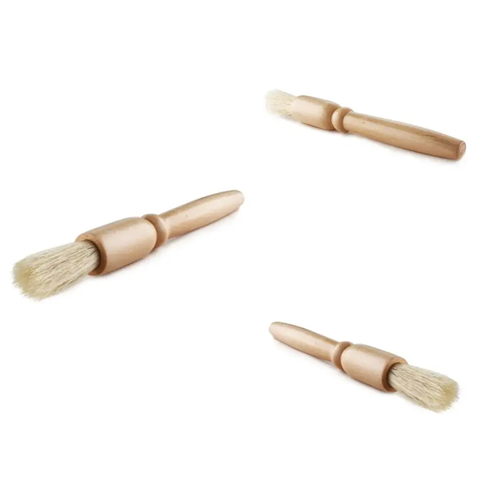 

cleaning coffee machine filter Coffee Machine Grinder Brush Wooden Handle Soft Bristles Cleaner Cleaning Tool