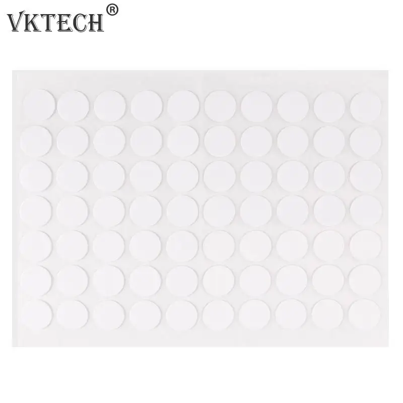 

70pcs Transparent Double-Sided Adhesive Tape Dot Acrylic Round Sticker Traceless Waterproof Glue Tapes