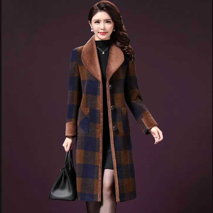 Mélanges Jours Laine Manteau Vert Long 815 Manteaux Femmes Hiver Nouvelle Survêtement RxqwBan