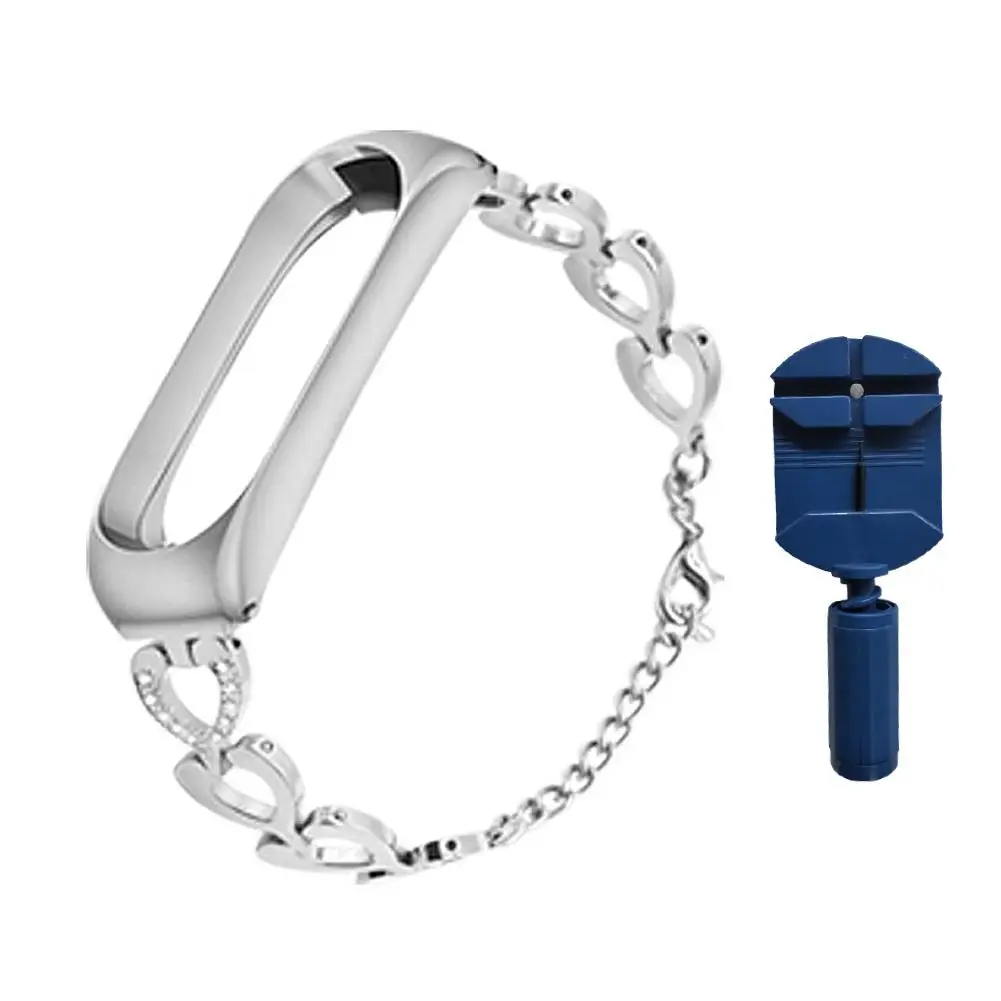  Zinc Alloy Wristband For Xiaomi Band 3 4 Bracelet Smart Watch Replacement Band For Mi Band 3 4/Mi B - 33012547552