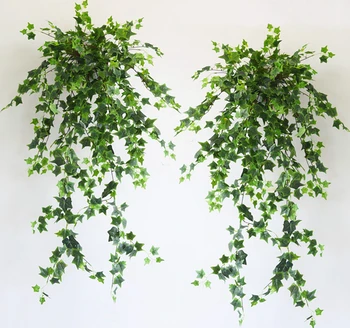 

Artificial Creeper Tree Branch Vine Plant Faux Plastic Ivy Greenery Wall Hanging Decoration for Christmas Wedding Decor Foliage