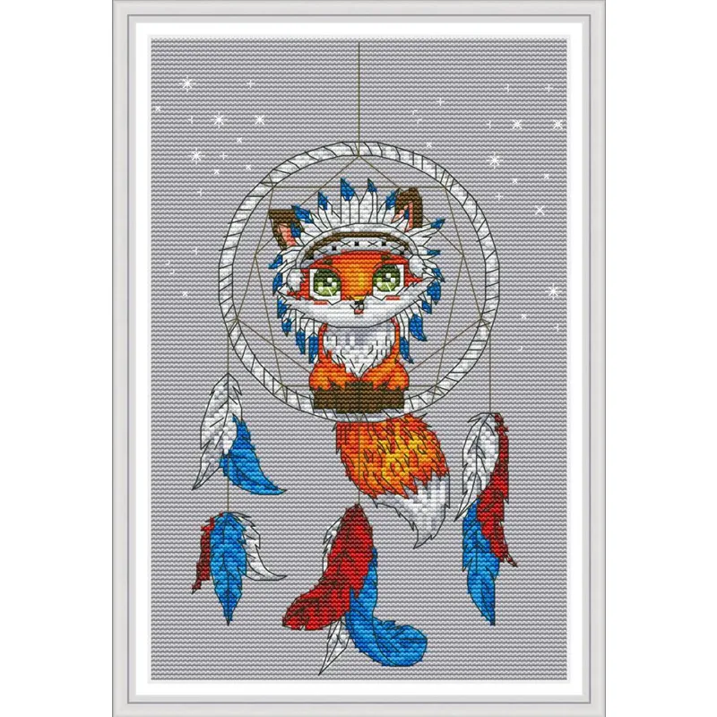 Chinese Cross Stitch Cross Stitch Animal DIY Gift For Kids Kindergarten Decoration Embroidery Needlework For Home Decoration