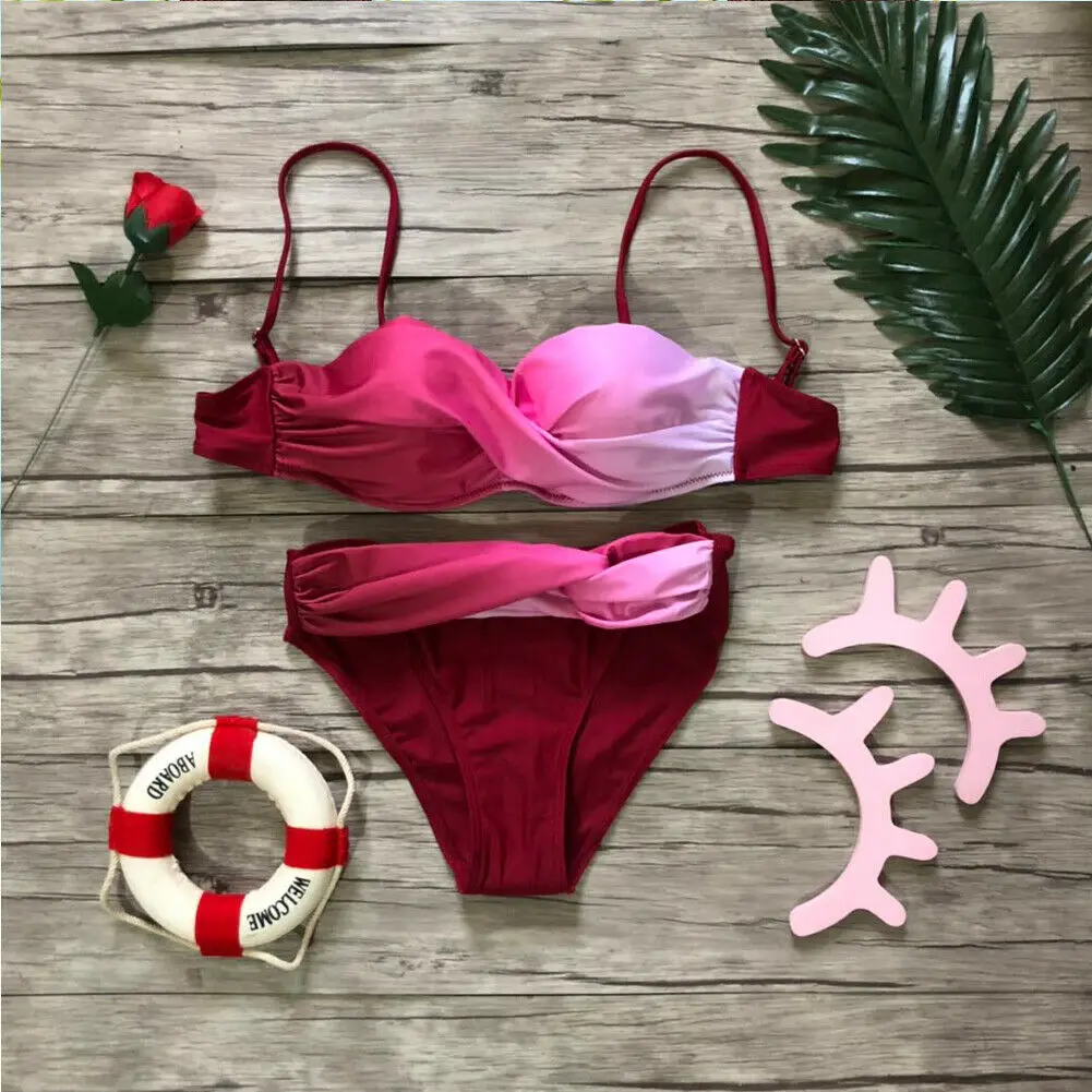 2019 Новый стиль модная популярная женская тонкая обувь из кусков купальник