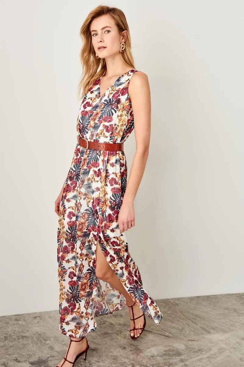 

Trendyol Multicolour Pattern Dress TWOSS19ST0070