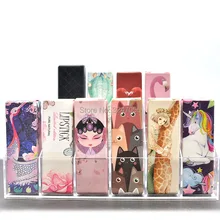 50/100/200 шт. 23*23*71 мм Цветной мультяшная косметичка Бумага упаковочная коробка для тюбики для помады, милый Бумага коробка для помады бальзама для губ контейнер