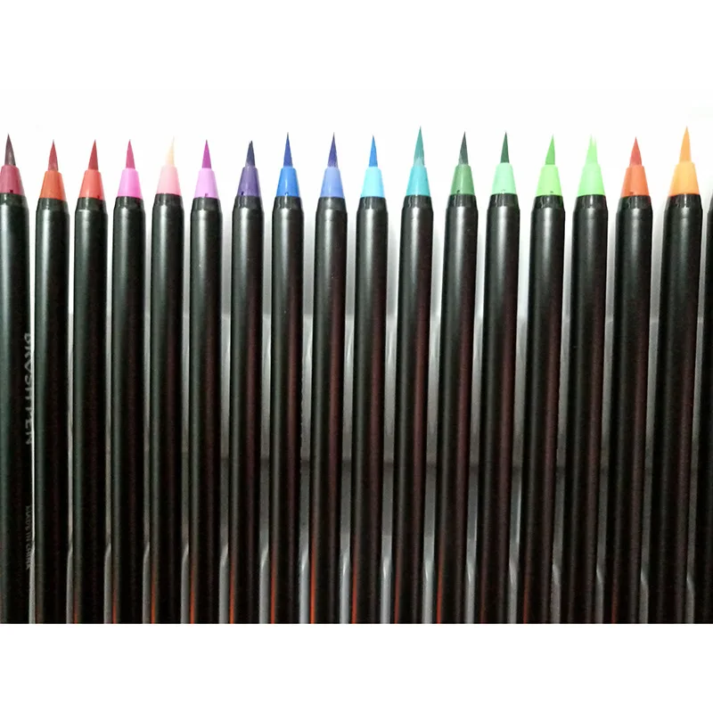 

24 Colors Set 0.38 Hook Mark Pen Fineliner Pen Fine Line Point Colored Pens Art Water Based Assorted Ink Drawing