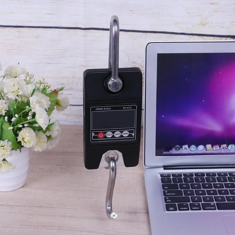 

Mini Portable 300kg Industrial Crane Scale Handle Digital LCD Electronic Scale Heavy Duty Hanging Weight Hook Scale crane scale