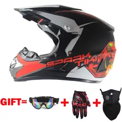 Мотоцикл Мотокросс Off Road шлем ATV Байк горные MTB Гонки Capacetes подарок маска очки Прихватки для мангала