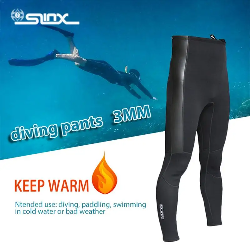 

SLINX 2MM Neoprene Swimwear Surfing Scuba Diving Trousers Wetsuit Warm Windsurfing Fishing Snorkeling Winter Swimming Pants