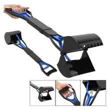 С длинной ручкой собака Pooper Scooper домашних животных отходов чистый Пикап инструмент щенок Совок захватчик