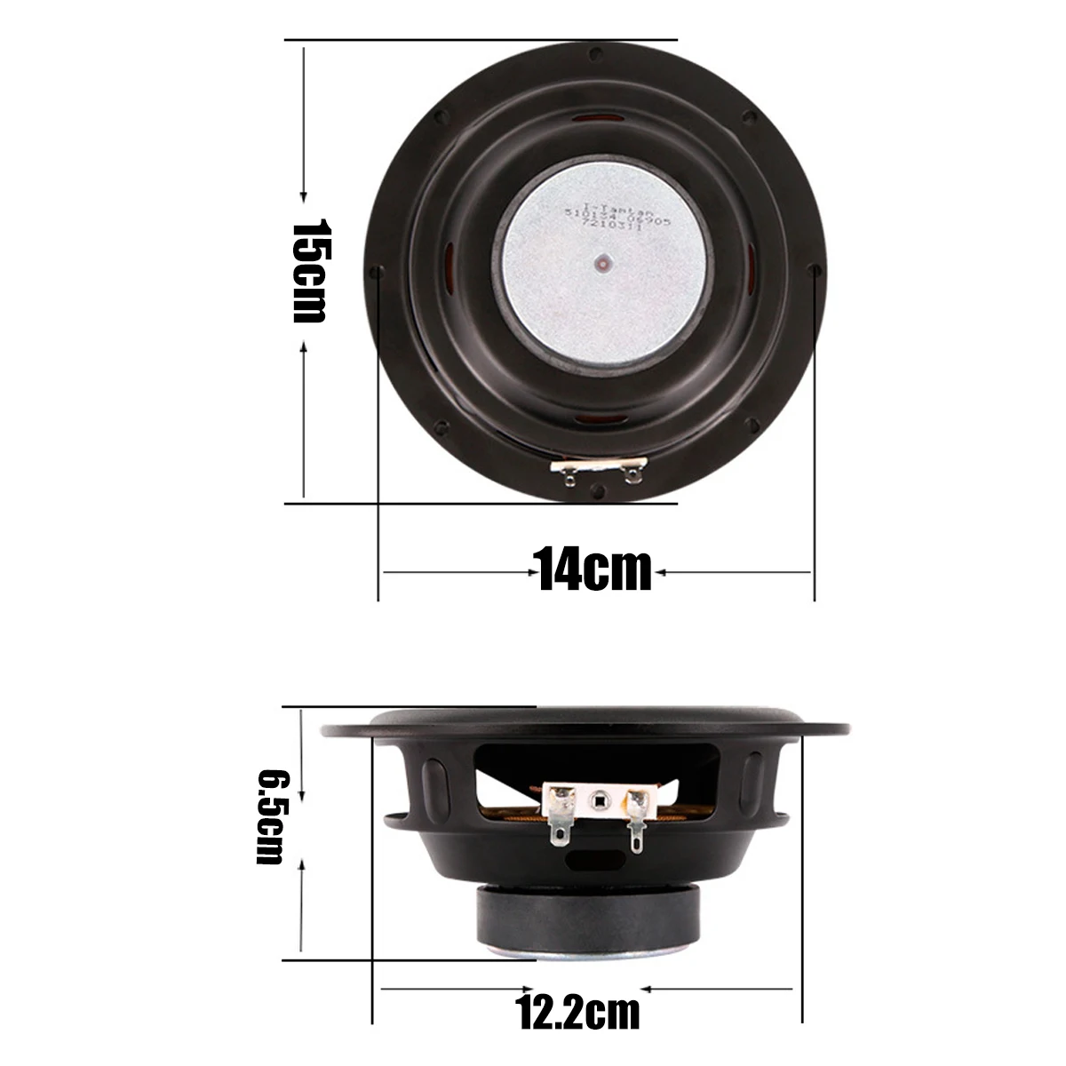 2 piezas 6 pulgadas DIY bocina altavoz accesorios caja de sonido altavoz estéreo Subwoofer altavoz fuerte bocina tweeter 2 piezas 6 pulgadas DIY bocina altavoz accesorios caja de sonido altavoz estéreo Subwoofer altavoz fuerte bocina tweeter
