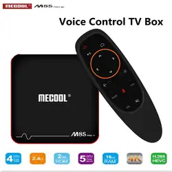 Mecool M8S PRO W Android Smart ТВ Box Android 7.1.1 Amlogic S905W 2 ГБ 16 ГБ Декодер каналов кабельного телевидения H.265 4 К Media Player с голосом Управление