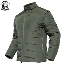 Уличная спортивная мужская куртка, пальто, военная тактическая хлопковая одежда, пуховик, жилет для холодной зимы, теплая армейская одежда, одежда для охоты